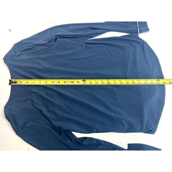 Softies Taylor Long Sleeve Ankle PJ Set 2 Piece Size Small Lakeside Blue - Picture 10 of 16